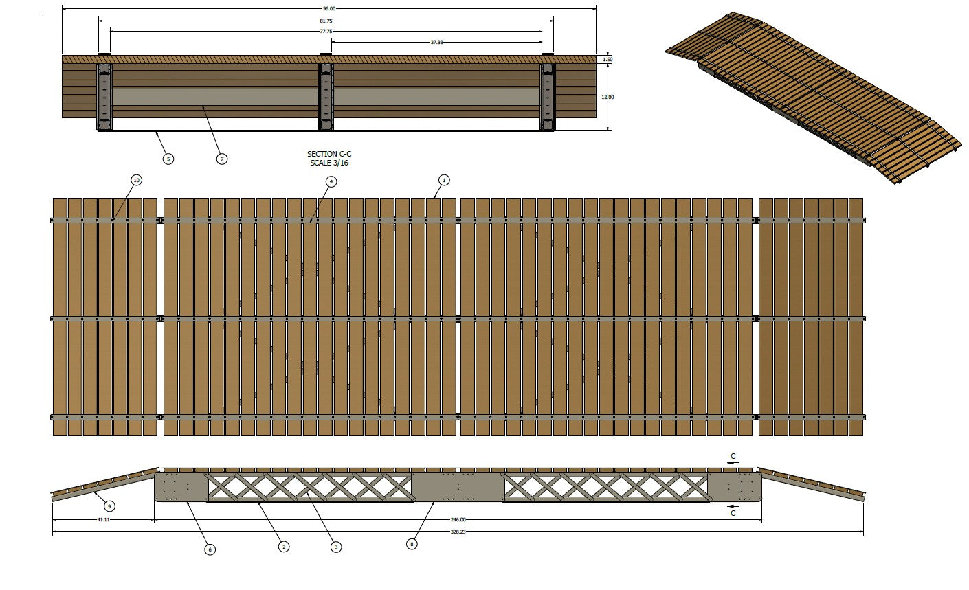20' Medium Duty Bridge