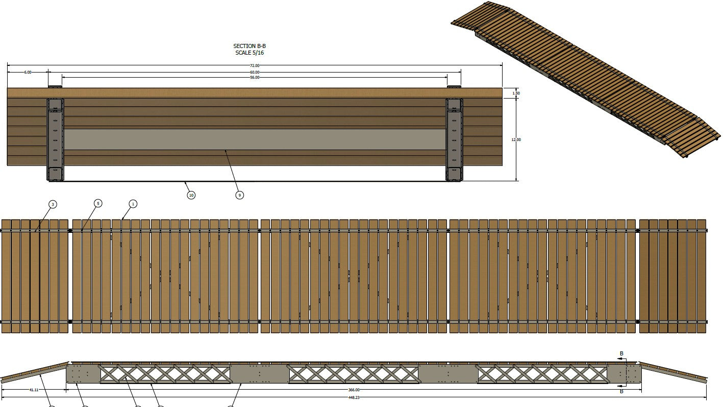 30' Light Duty Bridge