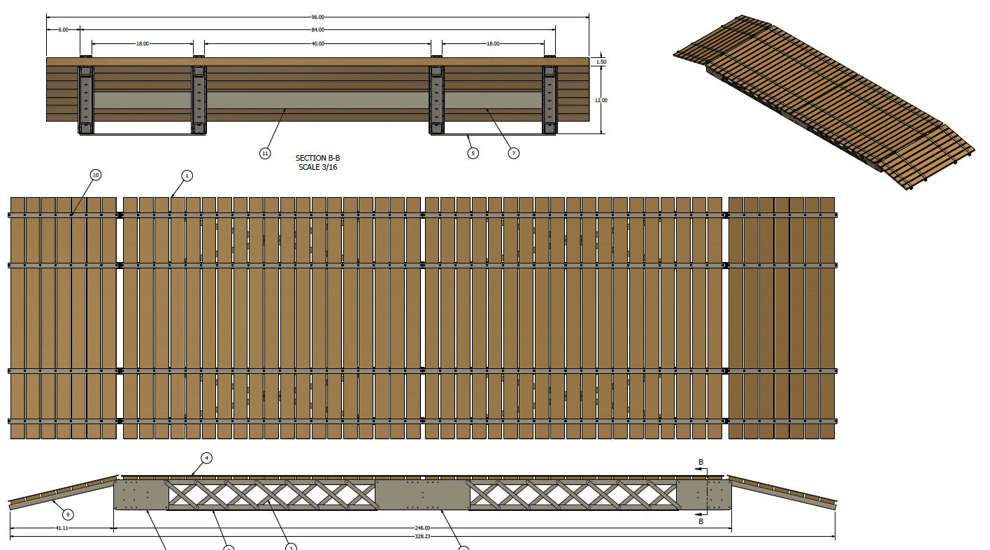 20' Heavy Duty Bridge