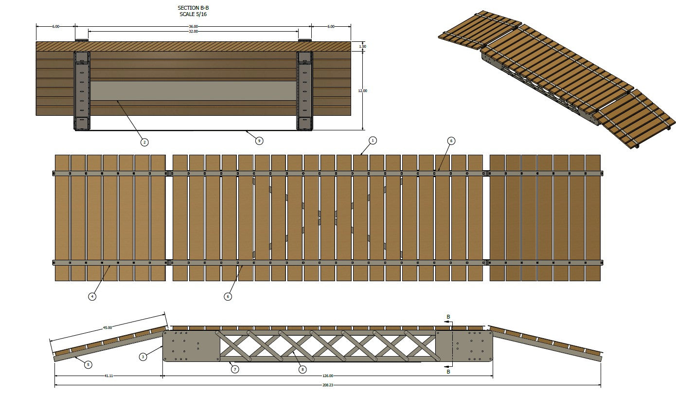 10' Ultra-Light Duty Bridge